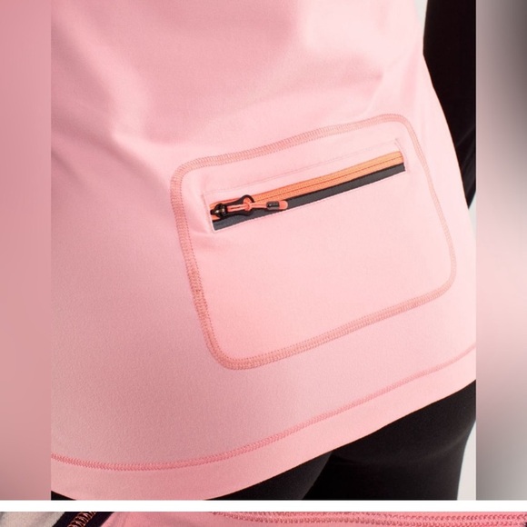 Lululemon | Women's Pink (coral) and Black Long Sleeve Top - Picture 3 of 8